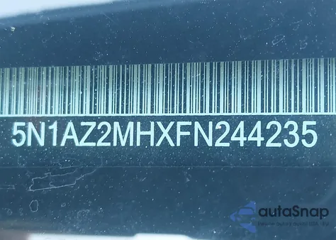 2015 Nissan Murano Platinum из США, поврежденный, VIN 5N1AZ2MHXFN244235